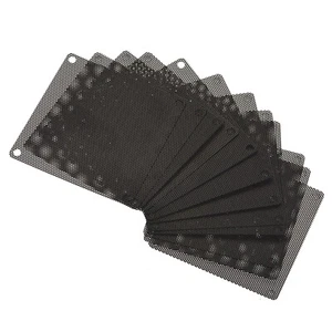 12Stk 80mm Computer-Lüfterfiltergitter PVC-Netz staubdichte Gehäuseabdeckung - Bild 1 von 5