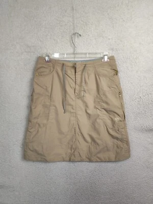 Falda Mountain Hardwear para mujer 8 marrón 100 % nailon cordón línea A mini ajuste Foto 1 de 4