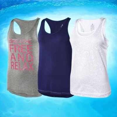 CRIVIT Damen Wellness Relax Shirt T-Shirt Yoga Joga Yuga Sport Tank-Top NEU