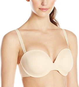Panache NUDE Porcelain Molded Convertible Bra, US 34DD/E, UK 34DD - Picture 1 of 5