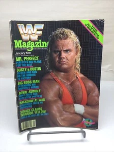 WWF Magazine January 1991 Mr Perfect Cover Royal Rumble Preview WWE Dusty Dustin - Picture 1 of 4