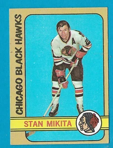1972 NHL Topps Chicago Blackhawks Hockey Card #56 - Stan Mikita - Bild 1 von 2