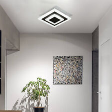 Square Ceiling Light Flush Mount Lamp Hallway Loft Fixture Dimmable Modern New