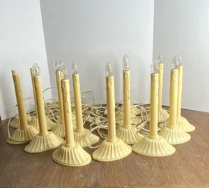 Lot of 16 Vintage Single Drip Electric Candolier Lights Candles Christmas Decor - Picture 1 of 15