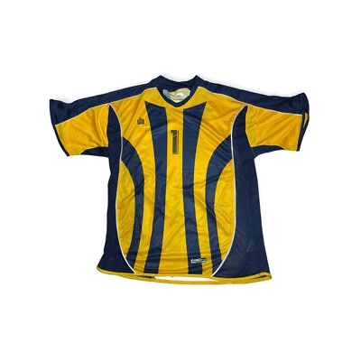 Camiseta de portero ADMIRAL HOMBRE, nueva/etiqueta, color rayas amarillo/azul marino, TALLA GRANDE Foto 1 de 2