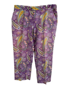 Loud Mouth Golf Wild Lila Paisley Hose Herren Größe 40x 28 Halloween Kostüm - Bild 1 von 4