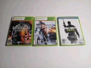 Xbox 360 Lot 3 Games - Battlefield 3 & 4 Call Of Duty Modern Warfare 3 - Picture 1 of 8