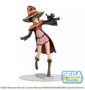 KONOSUBA - Megumin With Chomusuke Figure Originale Giapponese Sega Luminasta - Picture 1 of 6