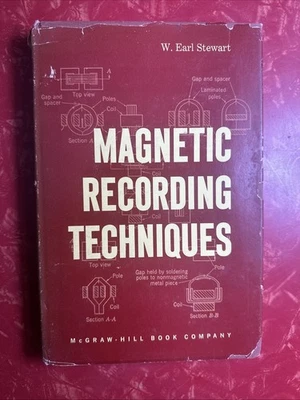 Magnetic Recording Techniques By Earl Stewart (1958) 1st Edition S4 - Image 1 of 4