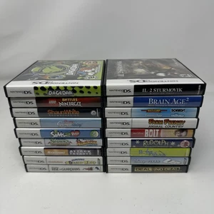 Nintendo DS - Lot of 18 Games - All with Original Cases & Manuals -Free Shipping - Picture 1 of 10