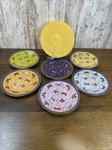 Klassischer Kaffee & Tee 6 Schmetterling Salatteller verschiedene Schmetterlinge - Bild 1 von 17