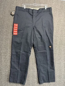Dickies Double Knee Twill Flex Work Pants Mens 40x30(38x30 Actual) Navy Blue NWT - Picture 1 of 10