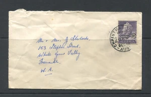 CHRISTMAS ISLAND 1960 COVER BEARING 10C QE 2 TO FREMANTLE, WEST AUSTRALIA. - Picture 1 of 2
