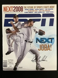 Joba Chamberlain Signed ESPN Magazine 12/17/07 No Label Yankees Autograph JSA - Picture 1 of 4