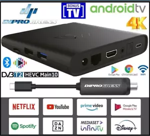 Decoder Smart Tv Digitale Terrestre DVB-T2 4K H.265 HDMI WiFi Scart Dazn Netflix - Foto 1 di 6