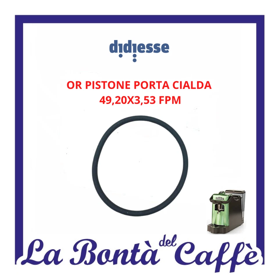 OR / GUARNIZIONE PISTONE PORTACIALDA 49,20X3,53 MACCHINA CAFFE' DIDI FRD042