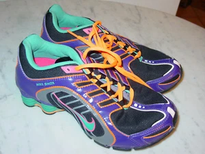 2012 Nike Shox Navina Black/Turquoise/Purple/Citrus Running Shoes! Size 7.5 - Picture 1 of 12