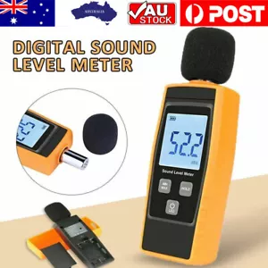 Sound Level Decibel Noise Meter 30-130DB Measure Pressure Digital Monitor Tester - Picture 1 of 11