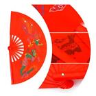 Chinese Tai Chi Kung Fu Bamboo Silk Fan Wushu Dance Practice Right Hand