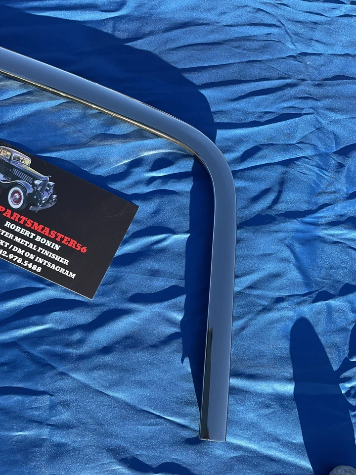 Ford Ranchero 1957 exhibición de molduras de ventana trasera izquierda Foto 1 de 2