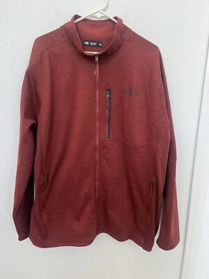 NWOT The North Face Full Zip Fleece Lined Soft Jacket Rust Color Mens XXL 2XL - Image 1 of 4
