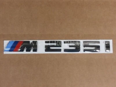 BMW F22 2-Series Genuine M235i Rear Trunk Emblem, Decal Badge 235i M235i NEW - Image 1 of 4