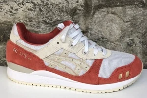 ASICS Gel-Lyte III 3 OG weiß rauchgrau rot Herren 1201A482-102 neu im Karton - Bild 1 von 6