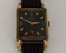 Vintage 1940's Benrus Black Dial Men’s Watch