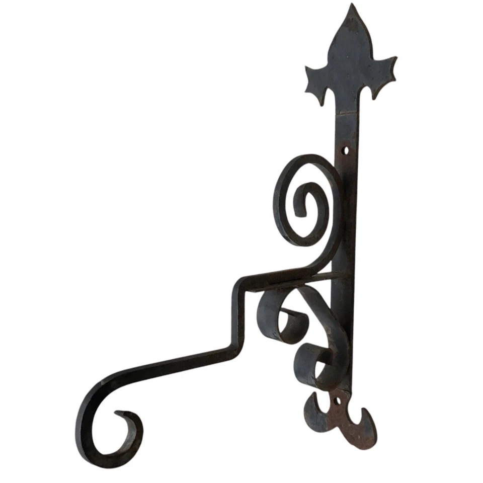 GANCHO SEÑORIAL FRANCÉS - Antiguo castillo gótico de hierro puerta provincial jardín Foto 1 de 4