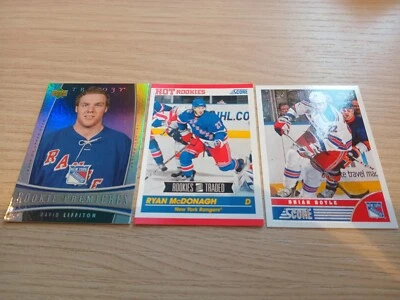 David Liffiton Rookie Ryan McDonagh Rookie Cards Lot New York Rangers  - Image 1 of 3
