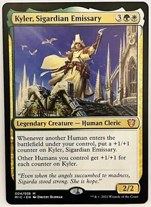 Kyler, Sigardian Emissary -#4-MTG-Commander: Innistrad: Midnight Hunt-Regular-NM - Picture 1 of 2