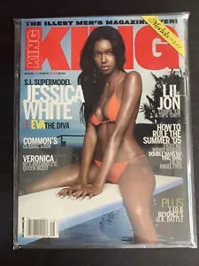 KING Magazine * June 2005 * JESSICA WHITE * 2 of 2 Covers * Very Good   #KG-09 - Picture 1 of 15