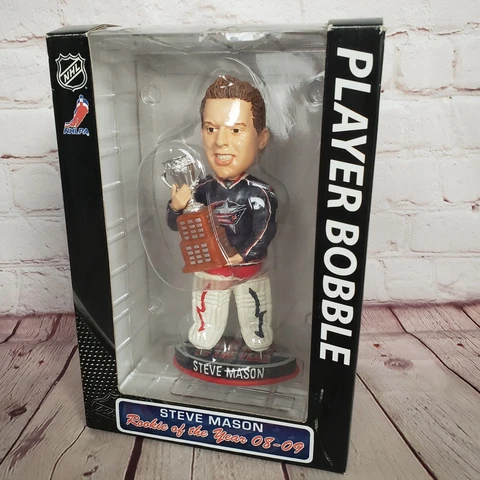 Vtg Steve Mason Columbus Blue Jackets Rookie of the Year Bobblehead New Cover