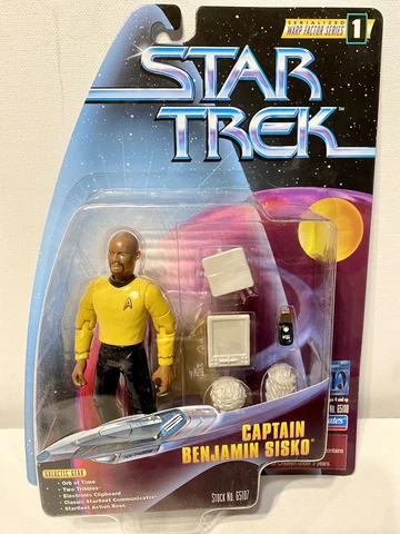 Captain Benjamin Sisko Star Trek Deep Space Nine Warp Factor Series 1 Playmates Cover
