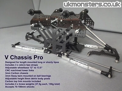 UKMonsters V PRO Chassis kit for the Tamiya Clodbuster / Clod / Bullhead - Image 1 of 4