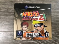 Gamecube Naruto Clash Of Ninja 2 Demo Disc NFR Rare New/Sealed