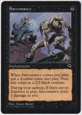 MTG 1X Sarcomancy X1 Tempest Magic - LP