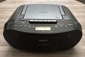 Sony CFD-S50 CD Boombox Cassette AM/FM Radio CD-R Playback MP3 Audio-In - Picture 1 of 9