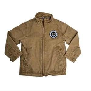 Gap Kid's khaki full zip boys coat XS - Picture 1 of 7