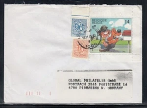 BELGIUM Commercial Cover Brussels to West Germany 10-11-1992 Cancel - Picture 1 of 2