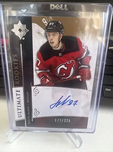 2019 Ultimate Collection Nikita Gusev Rookie Auto #'d/225 New Jersey Devils - Bild 1 von 2