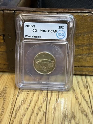 2005 S West Virginia ICG PR69 DCAM 25c - Image 1 of 2