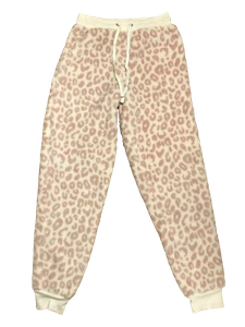 Women's Fleece Animal Print Lounge Joggers Loungewear Ex High Street Store