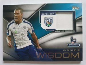 TOPPS PREMIER GOLD 2014 RELIC CARD ANDRE WISDOM FFR-AW