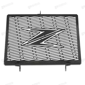 Kawasaki Z750 Z800 Z1000/SX Stainless Radiator Guard Cover Fit 2012-2016 Carbon - Bild 1 von 3