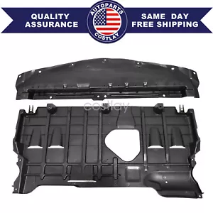 Engine Splash Shields Front and Rear For 2010-2013 Mazda 3 For 5-Speed Trans New - Picture 1 of 7