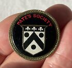 Vintage Metal Pate's Society Grammer School Pin Badge XB8