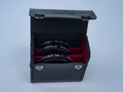 Kenko 49mm Close Up Filter Set +1, +2, +4 w/Case - Optical Glass - Image 1 of 3