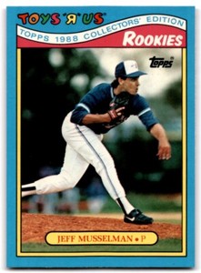 1988 Topps Toys'R'Us Rookies Jeff Musselman Toronto Blue Jays #20