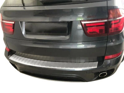 Protector de Parachoques trasero compatible BMW X5 E70 2006-2013 Acero Inox. - Imagen 1 de 3